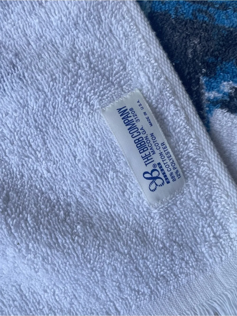 VTG 70's RARE Blue Star Wars Darth Vader Han Solo Bath Beach Towel 42x25